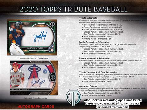 Maybe you would like to learn more about one of these? 2020 Topps Tribute Baseball Cards - The FIRST Premium Release of 2020
