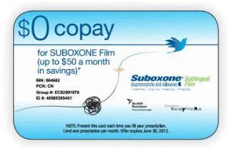 If you're at risk of infection from hiv, prep may be right for you! Buprenorphine Coupons - Here To Help $200 Copay Card - DrugCouponSave