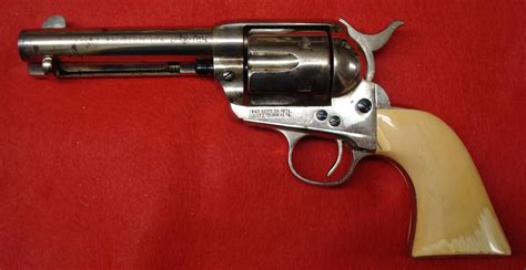 Colt Saa 1st Gen 44 40 4 34 Nickel And Ivory For Sale