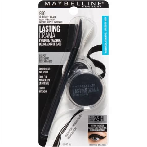 Maybelline Eyestudio Lasting Drama Blackest Black Gel Eyeliner 1 Ct