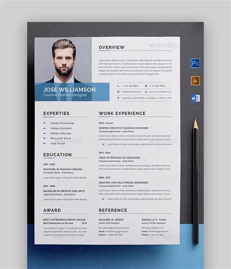 20 Awesome Resume Templates With Beautiful Layout Designs Resume