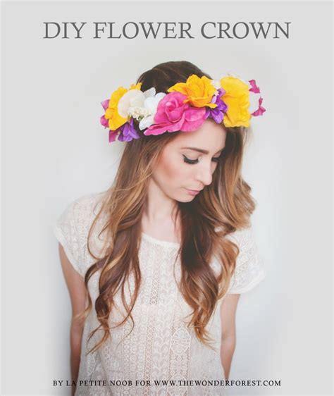 Diy Flower Crown Tutorial Wonder Forest Design Your Life