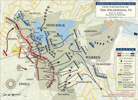 Battle Of The Wilderness Orange Turnpike May 6 1864 History War