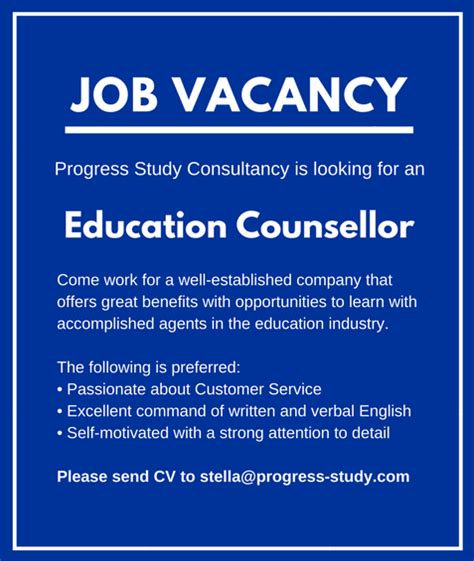 Government jobs open a new way to turn your dream into reality. Job Vacancy - Progress Study Consultancy
