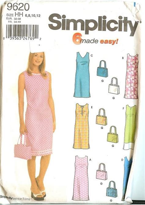 Oop Simplicity Sewing Pattern Spring Summer Dresses Misses Sizes You