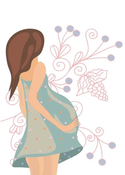 임신한 여자 스톡 벡터 로열티 프리 임신한 여자 일러스트레이션 페이지 3d Depositphotos