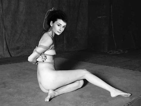 audrey hepburn vintage beauty in bondage and sex fakes 16 pics xhamster