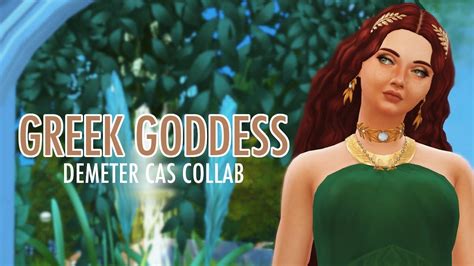 Greek Goddess Collaboration Demeter Sims 4 Cas Cc Links