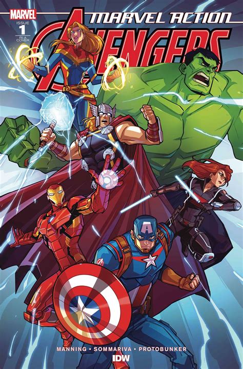 Marvel Action Avengers 1 10 Copy Edgar Cover Fresh Comics