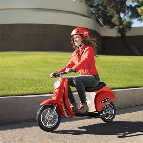 These are very different from a bicycle which requires. Razor Pocket Mod Miniature Euro 24V Electric Kids Ride On ...