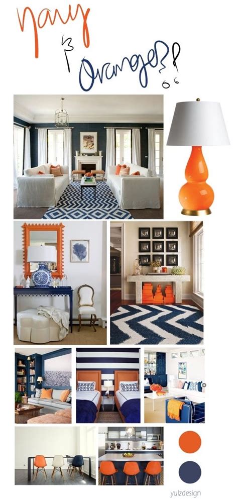 Navy Orange Im Doing Teal And Orange But I Love The Execution