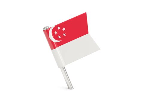 Similar with cambodia flag png. Square flag pin. Illustration of flag of Singapore