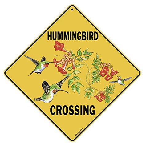 Crosswalks Hummingbird Crossing 12 X 12 Aluminum Sign X25 Pricepulse