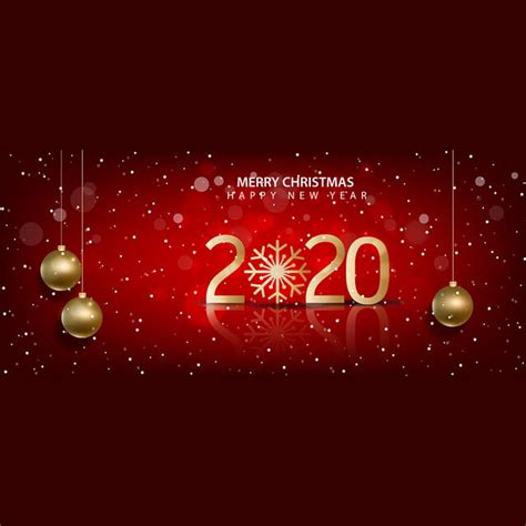 Happy 2020 Merry Christmas Background 2020 2020 New Year Background