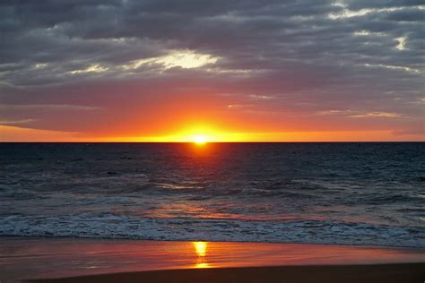 Horizon Ocean Sunset 4k Hd Nature 4k Wallpapers Image