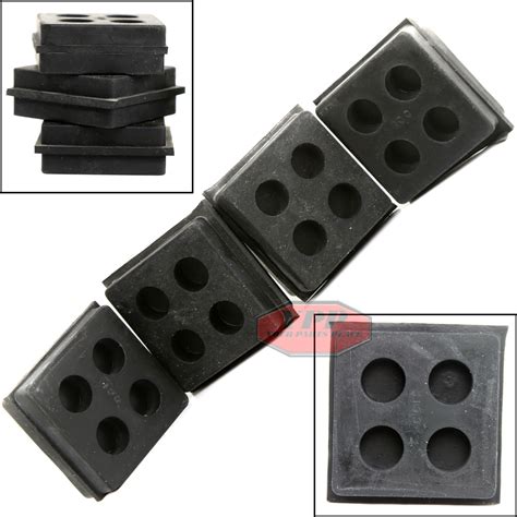 4 Heavy Duty Anti Vibration Isolation Rubber Pads 2 X 2 X 34 Ebay