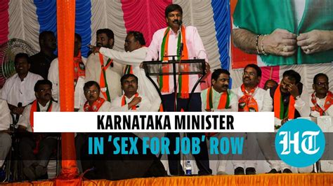 Karnataka Minister Jarkiholi Accused Of Demanding ‘sex For Job L Who