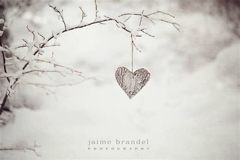 Photography Print Snow Heart Snowy Branch Heart On A Branch Winter