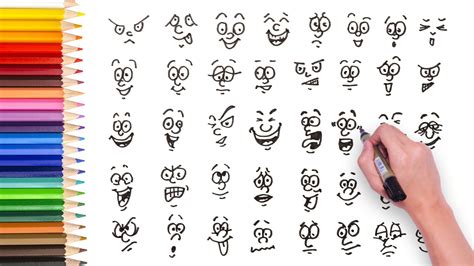 How To Draw Cartoon Faces Step By Step