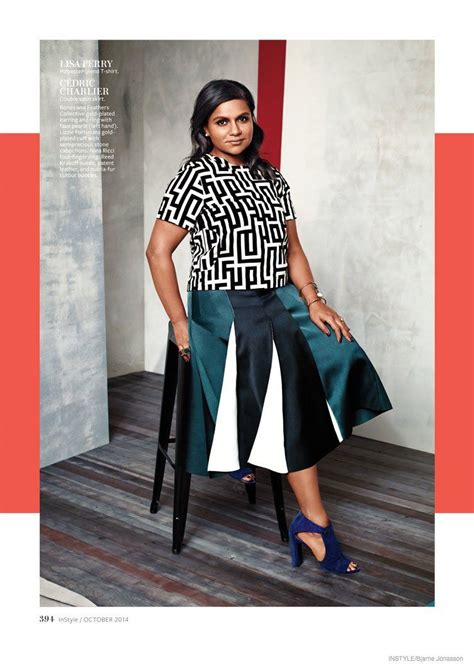 mindy kaling dons colorful fashion for instyle by bjarne jonasson fashion gone rogue