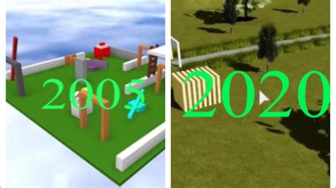 Evolution Of Roblox Graphics 2005 2020 Youtube