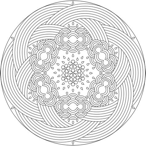 Mandalas para colorear dificiles