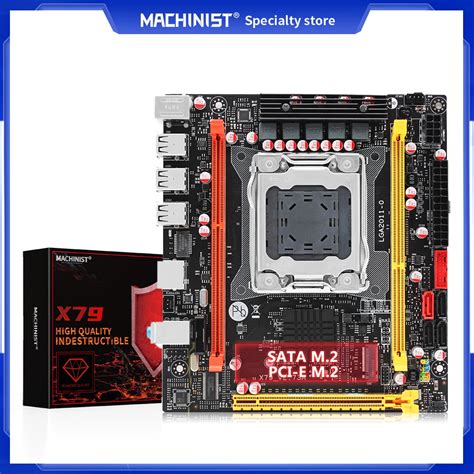 Machinista X79 Lga 2011 Placa Mãe Suporte Ddr3 Ram Memória Intel Xeon E5 Processador Com Sata 3