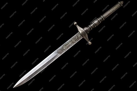Premium Ai Image The Medieval Parrying Dagger Called Main Gauche