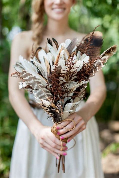 ️ 12 Unique Wedding Bouquet Ideas With Feathers Emma Loves Weddings
