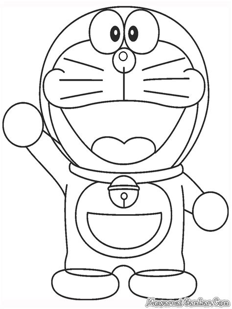 Mewarnai Gambar Doraemon Mewarnai Gambar