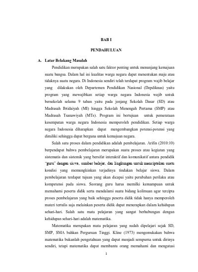 Analisis Kemampuan Siswa Dalam Menyelesaikan Soal Materi Segiempat Berbasis Higher Order