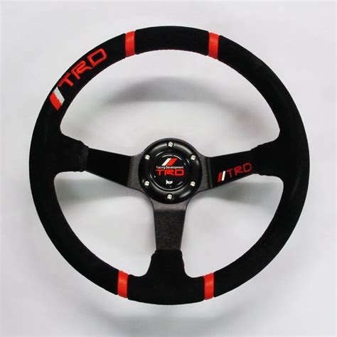 2018 Trd Sport Steering Wheel For Yoyota 350mm 14inch Deep Corn 90mm