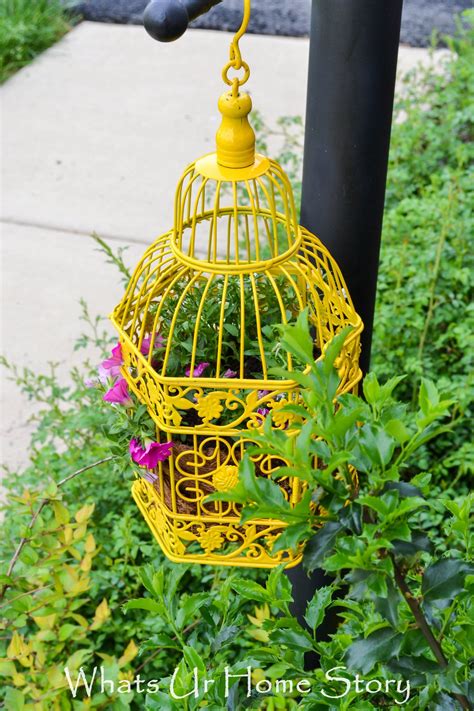 Bird Cage Planter Whats Ur Home Story Birdcage Planter Backyard