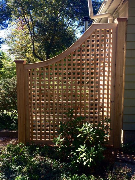 Cedar Greenwich Square Lattice Fence Panel Atlas Outdoor Privacy