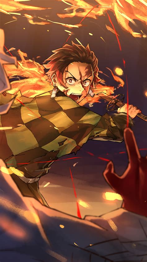 Ultra Hd Wallpaper Tanjiro Kamado Vs Rui Kimetsu No Yaiba K The Best