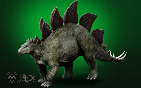 Artstation Stegosaurus Adult Jurassic Park