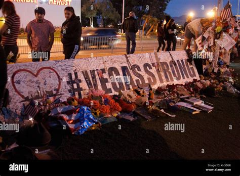 Las Vegas Nv Usa 11th Nov 2017 Memorial For The Route 91 Concert Shooting Victims At The