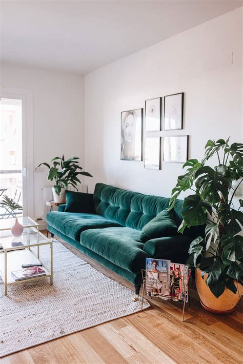 Boho Style The Green Velvet Sofa 10 Stylish Options Hey Djangles