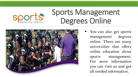 Sport Management Degree How To Discuss