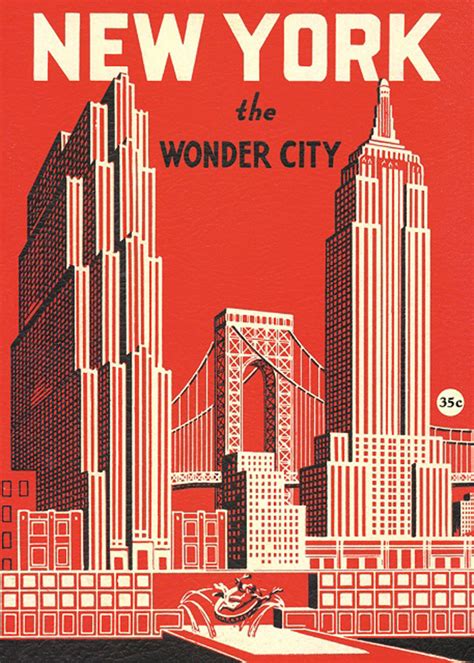 New York Wonder City Poster Gecko Interiors
