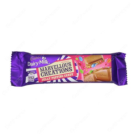 I hope to see new varieties added to the range in the future. Cadbury Dairy Milk Marvellous Creations Jelly Popping ...