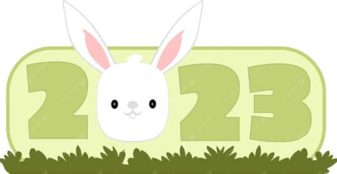 2023 أرنب سنة جديدة سعيدة 2023 نيو يير 2023 أرنب Png وملف Psd