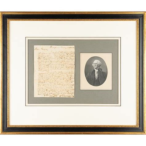 George Washington Autograph Letter Signed For Sale At Auction On 10th