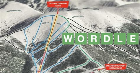 Keystone Resort Co To Reveal 16 New Trail Names With Daily Wordle