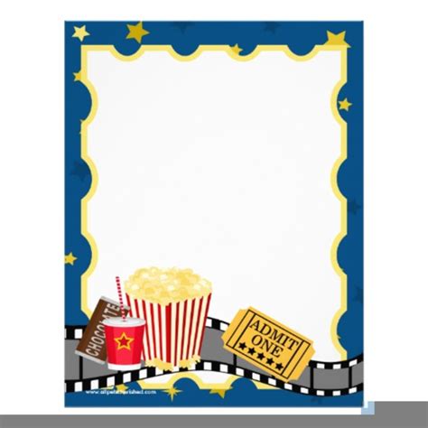 Free Movie Clipart Border Free Images At Vector Clip Art