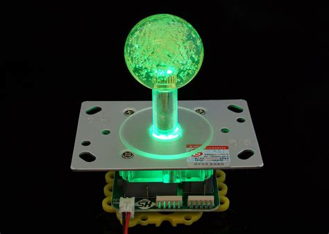 Led Joystick 2 4 8 Way With Green Led Ball Top