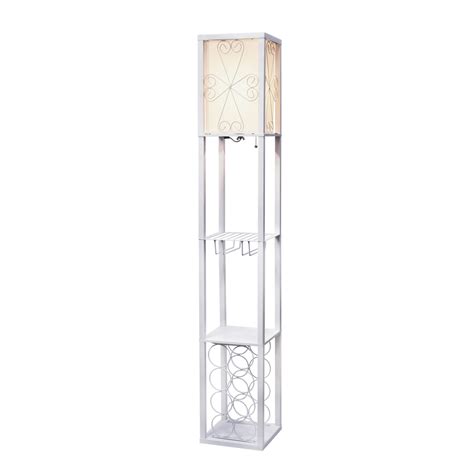 Buy 58`` etagere floor lamp from walmart canada. White Etagere Floor Lamp (Organizer Storage Shelf) and ...