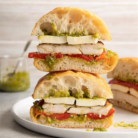Chicken Pesto Sandwiches Recipe How To Make It