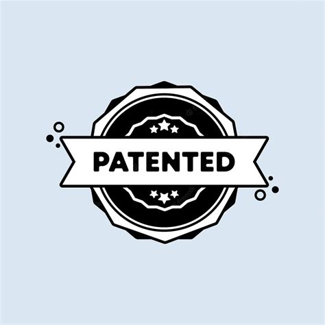 Premium Vector Patented Badge Vector Patented Stamp Icon Certified