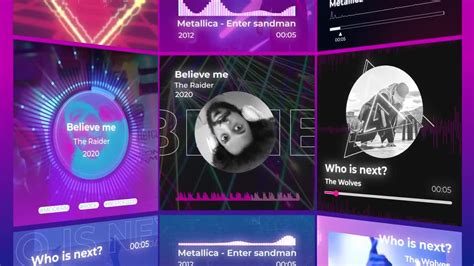 Adobe After Effects Music Visualizer Template